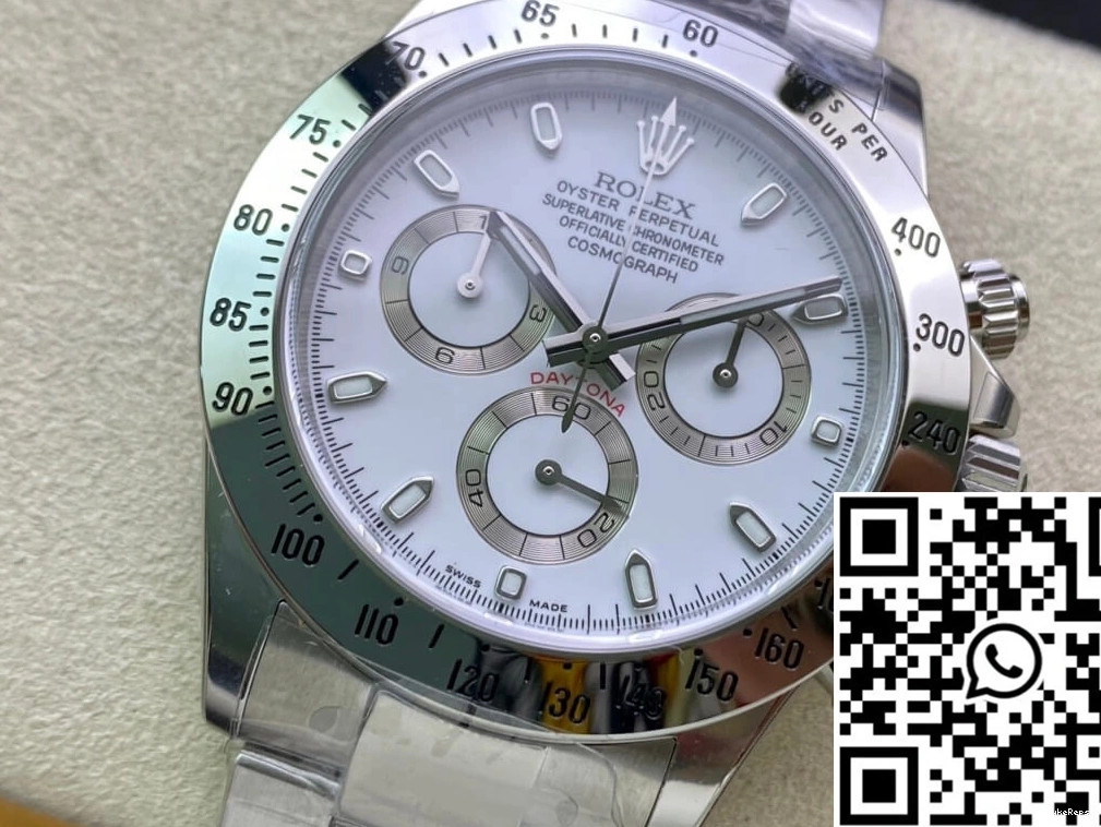 116520LN White Rolex Dial Factory Cosmograph Clean Daytona 0514